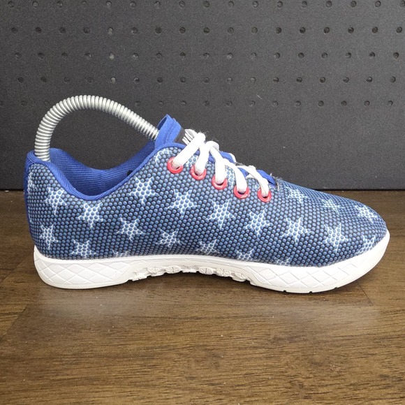 NOBULL Shoes Mens 5 Womens 6.5 Blue Flag Stars American Crossfit Gym - Picture 9 of 12